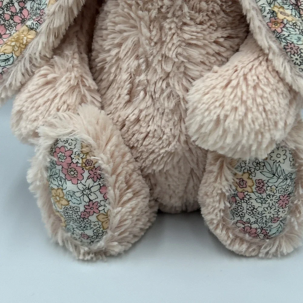 JellyCat Medium Tessa Blossom Bunny London Light Pink Plush RARE‎ RETIRED VHTF